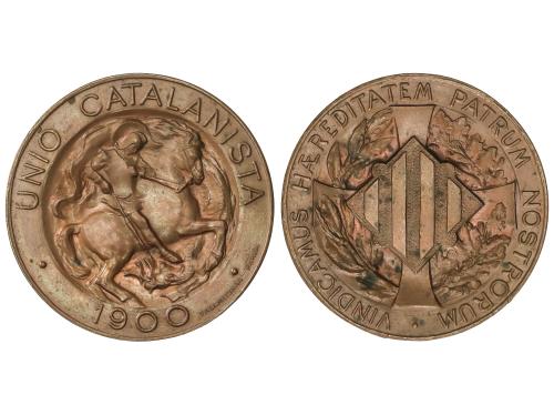 UNIÓ CATALANISTA. 10 Céntimos. 1900. BARCELONA. Vallmitjana.