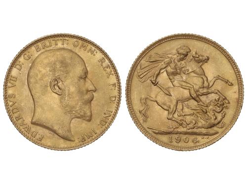 GRAN BRETAÑA. Sovereign. 1906. EDWARD VII. 7,96 grs. AU (917