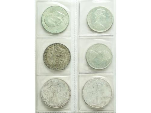 LOTES Y COLECCIONES EXTRANJERO. Lote 33 monedas. Siglo XIX, 