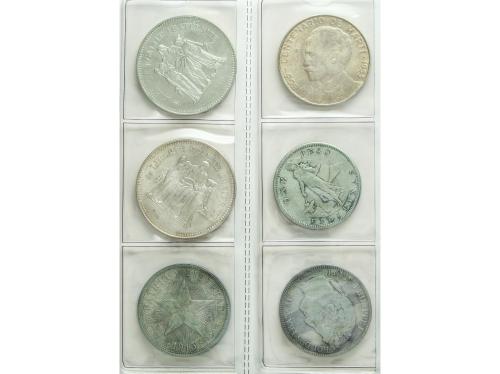 LOTES Y COLECCIONES EXTRANJERO. Lote 33 monedas. Siglo XIX, 