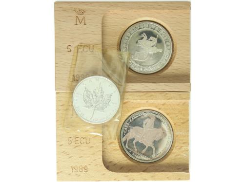 LOTES Y COLECCIONES EXTRANJERO. Lote 33 monedas. Siglo XIX, 