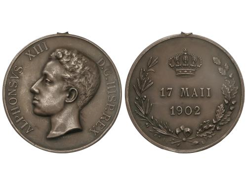 ALFONSO XIII. Medalla Proclamación. 17 Mayo 1902. MADRID. 13