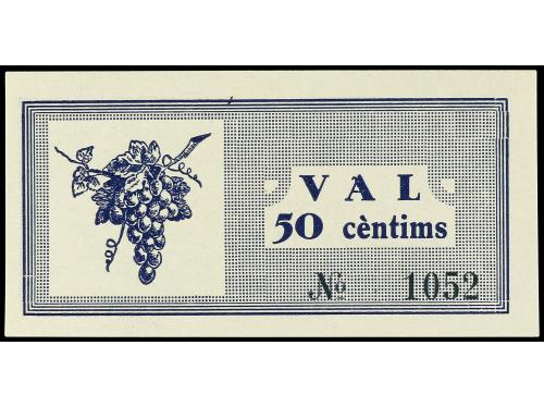 CATALUNYA. 50 Cèntims. 2 Maig 1937. SINDICAT AGRÍCOLA SOLIVE