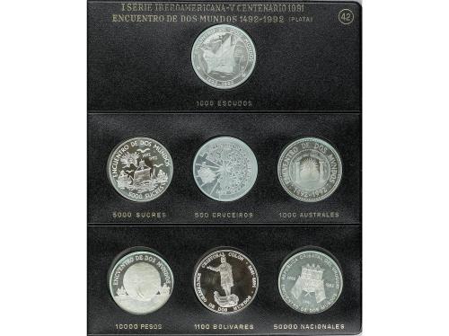 JUAN CARLOS I. Serie 14 monedas Tamaño duro. 1991. I SERIE I