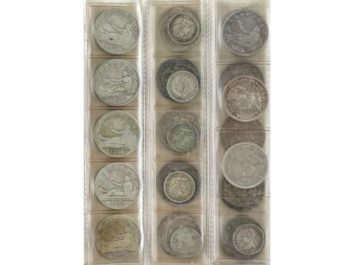 LOTES CENTENARIO. Lote 149 monedas 50 Céntimos (83), 1 (43) 