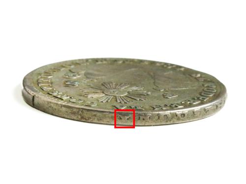 ECUADOR. 4 Reales. 1841. QUITO. M.V. 14,88 grs. AR. YNDUSTRI