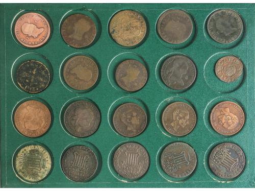 LOTES y COLECCIONES. Lote 180 monedas. MONEDA HISPANICA a II