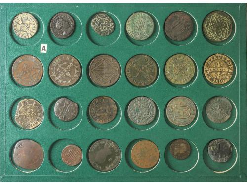 LOTES y COLECCIONES. Lote 180 monedas. MONEDA HISPANICA a II