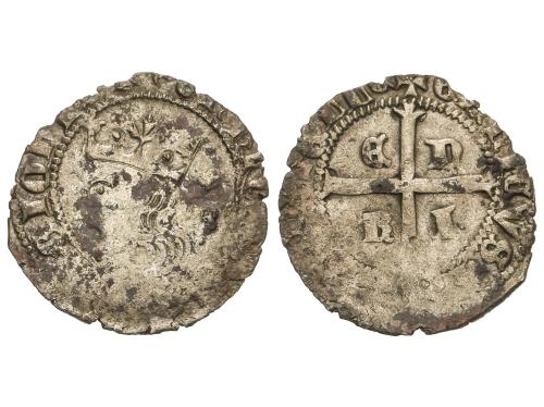 REINO DE CASTILLA Y LEON. Cruzado. ENRIQUE II. BURGOS. 1,42 