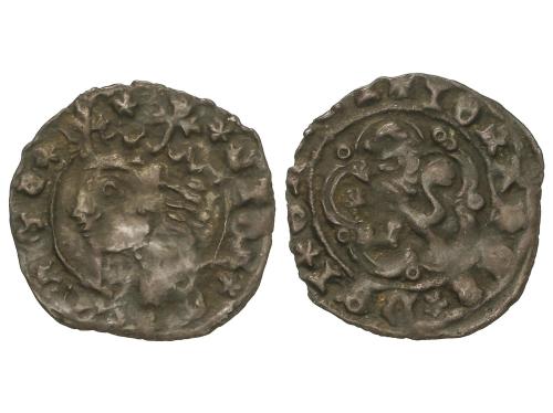 REINO DE CASTILLA Y LEON. Cornado. JUAN II. BURGOS. Rev.: IO