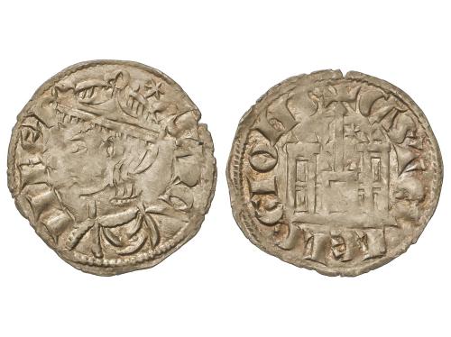 REINO DE CASTILLA Y LEON. Cornado. SANCHO IV. LEÓN. Anv.: Es