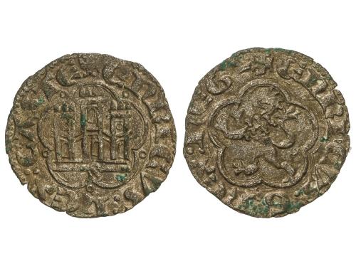 REINO DE CASTILLA Y LEON. 1/2 Blanca. ENRIQUE III. SEVILLA. 