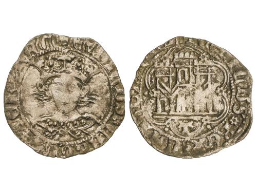 REINO DE CASTILLA Y LEON. 1/2 Cuartillo. ENRIQUE IV. TOLEDO.