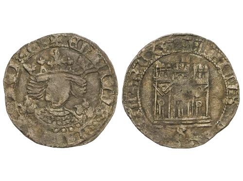 REINO DE CASTILLA Y LEON. 1/2 Cuartillo. ENRIQUE IV. SEVILLA