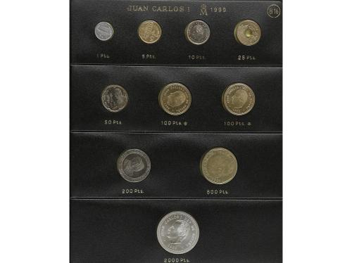 JUAN CARLOS I. Lote Más de 90 monedas. 1949 a 2001. Contiene