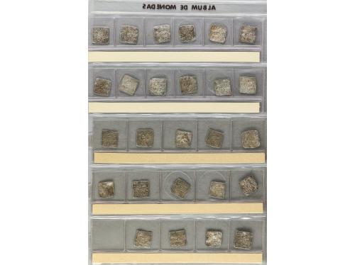 ALMOHADES. Lote 26 monedas Dirham. AR. Monedas tipo dirham c