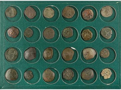 LOTES y COLECCIONES. Lote 164 Cobres. IMPERIO ROMANO a ISABE