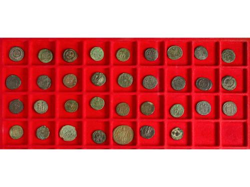 Lote 68 monedas. VARIOS EMPERADORES. AE,AR. Incluye Pequeños