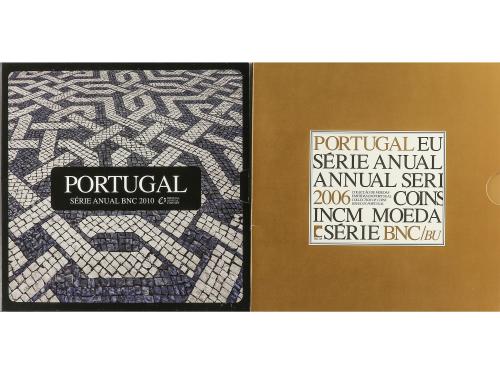 PORTUGAL. Lote 24 sets y 21 monedas 100 a 1000 Escudos. 1985