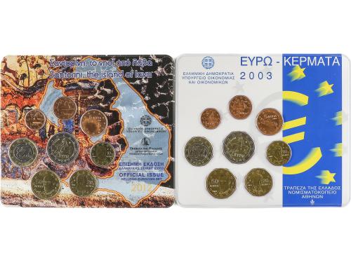 LOTES Y COLECCIONES EXTRANJERO. Lote 13 sets 8 monedas 1 Cén