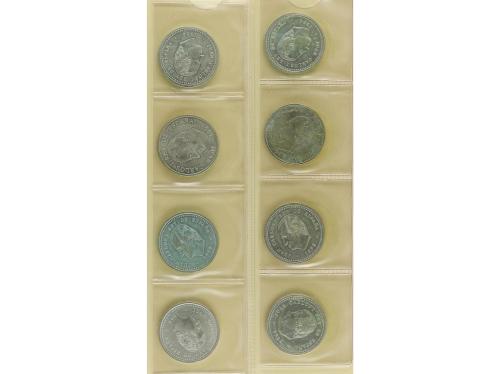LOTES y COLECCIONES. Lote 61 monedas 10 Céntimos a 2000 Pese
