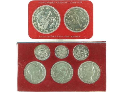 LOTES Y COLECCIONES EXTRANJERO. Lote 19 monedas. 1857 a 1976