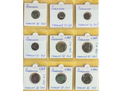 LOTES y COLECCIONES. Lote alrededor de 216 monedas. S.XII a 
