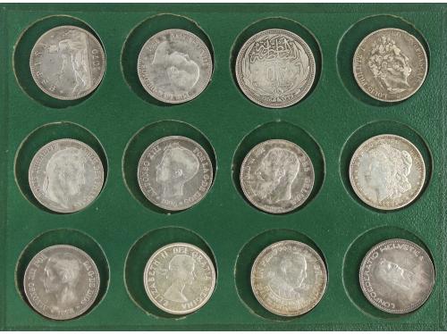 LOTES Y COLECCIONES EXTRANJERO. Lote 72 monedas. Siglo XIX-X