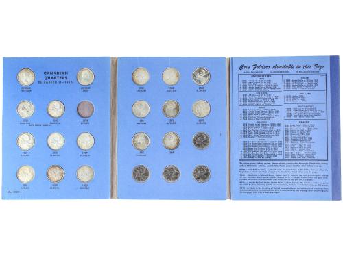 CANADÁ. Lote 21 sets 1 Cent a Dollar. 198120 a 19. AE,AR(500