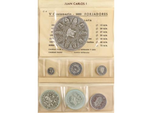 V CENTENARIO. Lote 27 monedas 100 Pesetas a 10000 Pesetas. 1