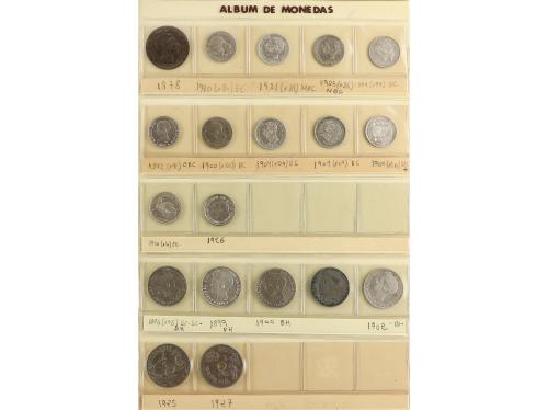 LOTES CENTENARIO. Lote 77 monedas 1 Céntimo a 5 Pesetas. 185