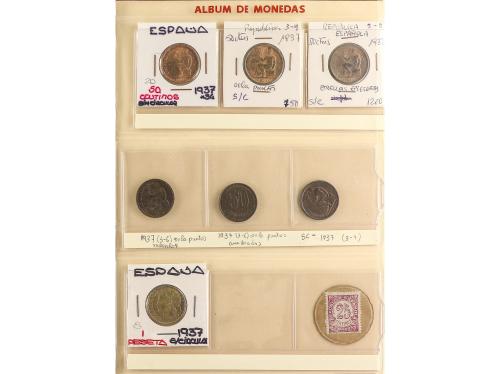 LOTES CENTENARIO. Lote 77 monedas 1 Céntimo a 5 Pesetas. 185
