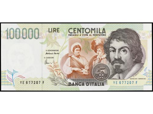 BILLETES EXTRANJEROS. Lote 4 billetes 50000 y 100000 Lire. 1