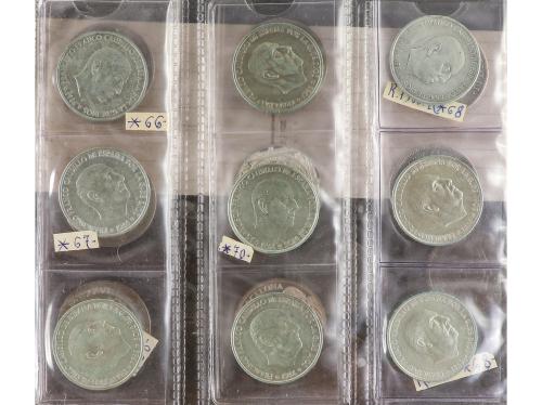 LOTES y COLECCIONES. Lote Alrededor 130 monedas. MONARQUÍA H
