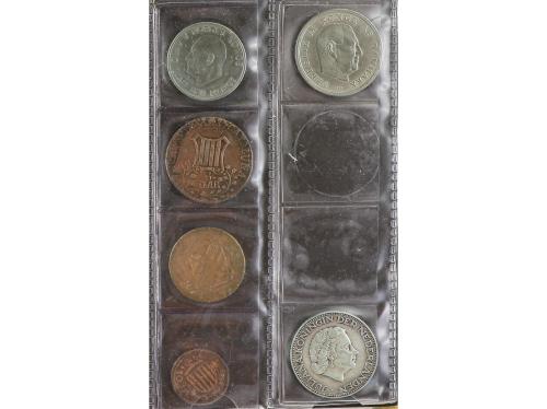 LOTES y COLECCIONES. Lote Alrededor 130 monedas. MONARQUÍA H
