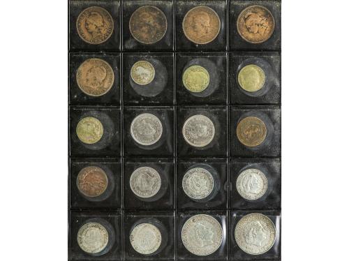 LOTES Y COLECCIONES EXTRANJERO. Lote centenares de monedas. 