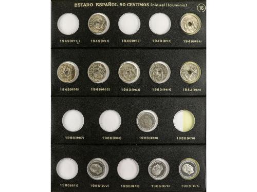 LOTES y COLECCIONES. Lote 66 monedas 5 Céntimos a 100 Peseta