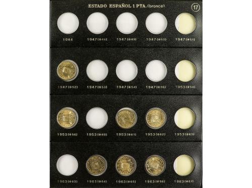 LOTES y COLECCIONES. Lote 66 monedas 5 Céntimos a 100 Peseta