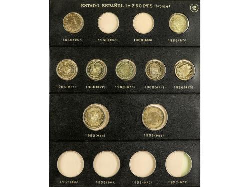 LOTES y COLECCIONES. Lote 66 monedas 5 Céntimos a 100 Peseta