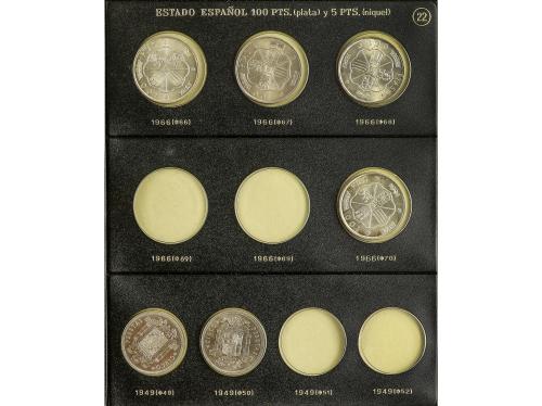 LOTES y COLECCIONES. Lote 66 monedas 5 Céntimos a 100 Peseta