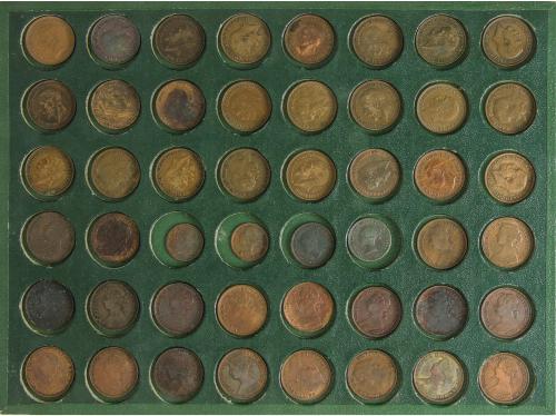 GRAN BRETAÑA. Lote alrededor 190 monedas. AR,AE,Ni. Diferent