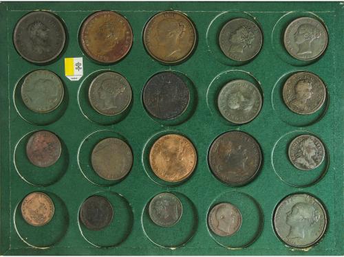GRAN BRETAÑA. Lote alrededor 190 monedas. AR,AE,Ni. Diferent