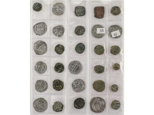 MUNDO ISLÁMICO. Lote 30 monedas. Incluye plata y cobre. A EX