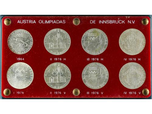 AUSTRIA. Lote 28 monedas 50 (21) y 100 Schilling (7). 1959 a