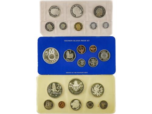 LOTES Y COLECCIONES EXTRANJERO. Lote 12 sets 1 Cent 10 Dolla