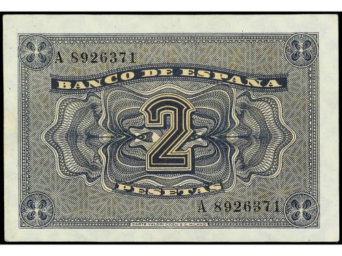 ESTADO ESPAÑOL. 2 Pesetas. 12 Octubre 1937. Catedral de Burg