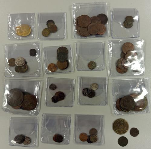 LOTES y COLECCIONES. Lote 70 monedas. MEDIEVAL a JUAN CARLOS