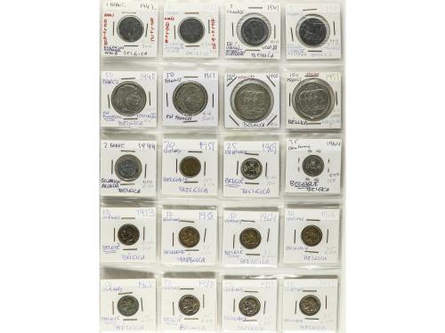 LOTES Y COLECCIONES EXTRANJERO. Lote 343 monedas. Siglo XIX-