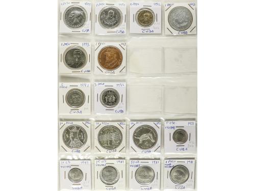 LOTES Y COLECCIONES EXTRANJERO. Lote 305 monedas. Siglo XIX-