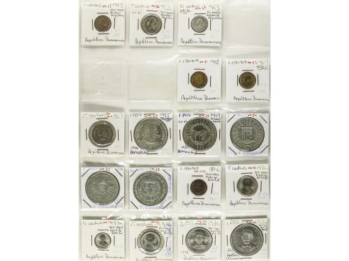 LOTES Y COLECCIONES EXTRANJERO. Lote 305 monedas. Siglo XIX-